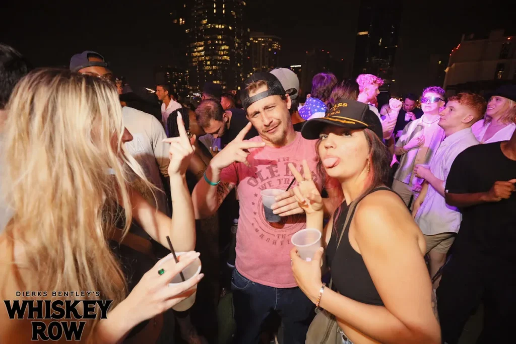 people having fun at nashville country bar