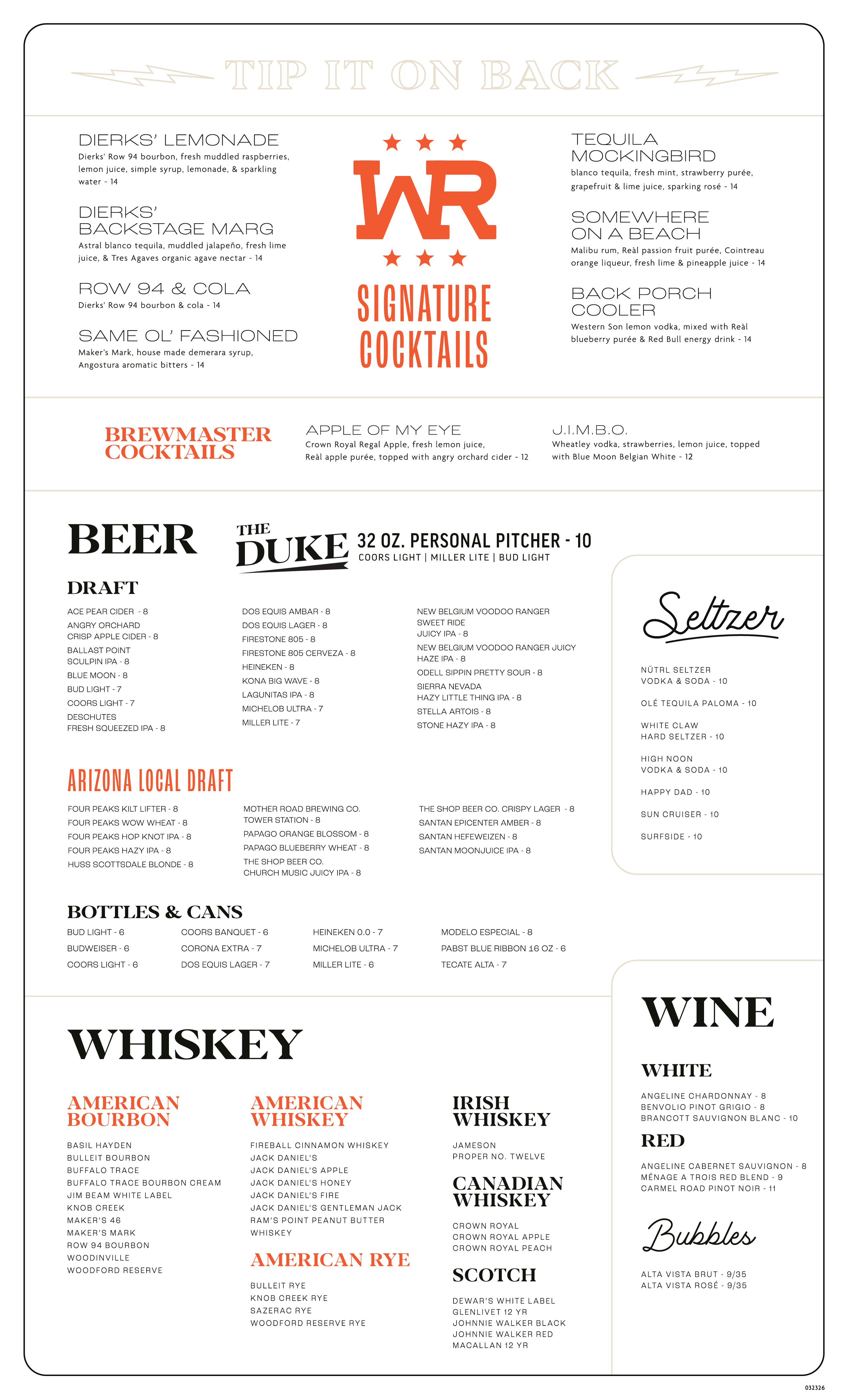 WR GLB MENU BRUNCH 8.5x14 032326 OUT DRINKS