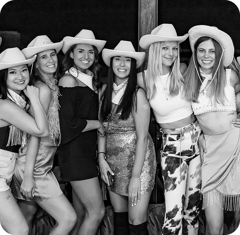 Whiskey Row Nashville Bachelorette Girls